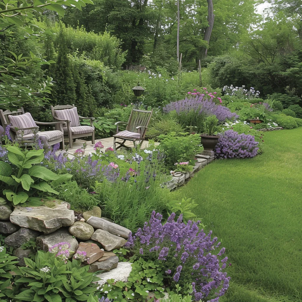 Healthy compost pile with nutrient-rich humus in a garden