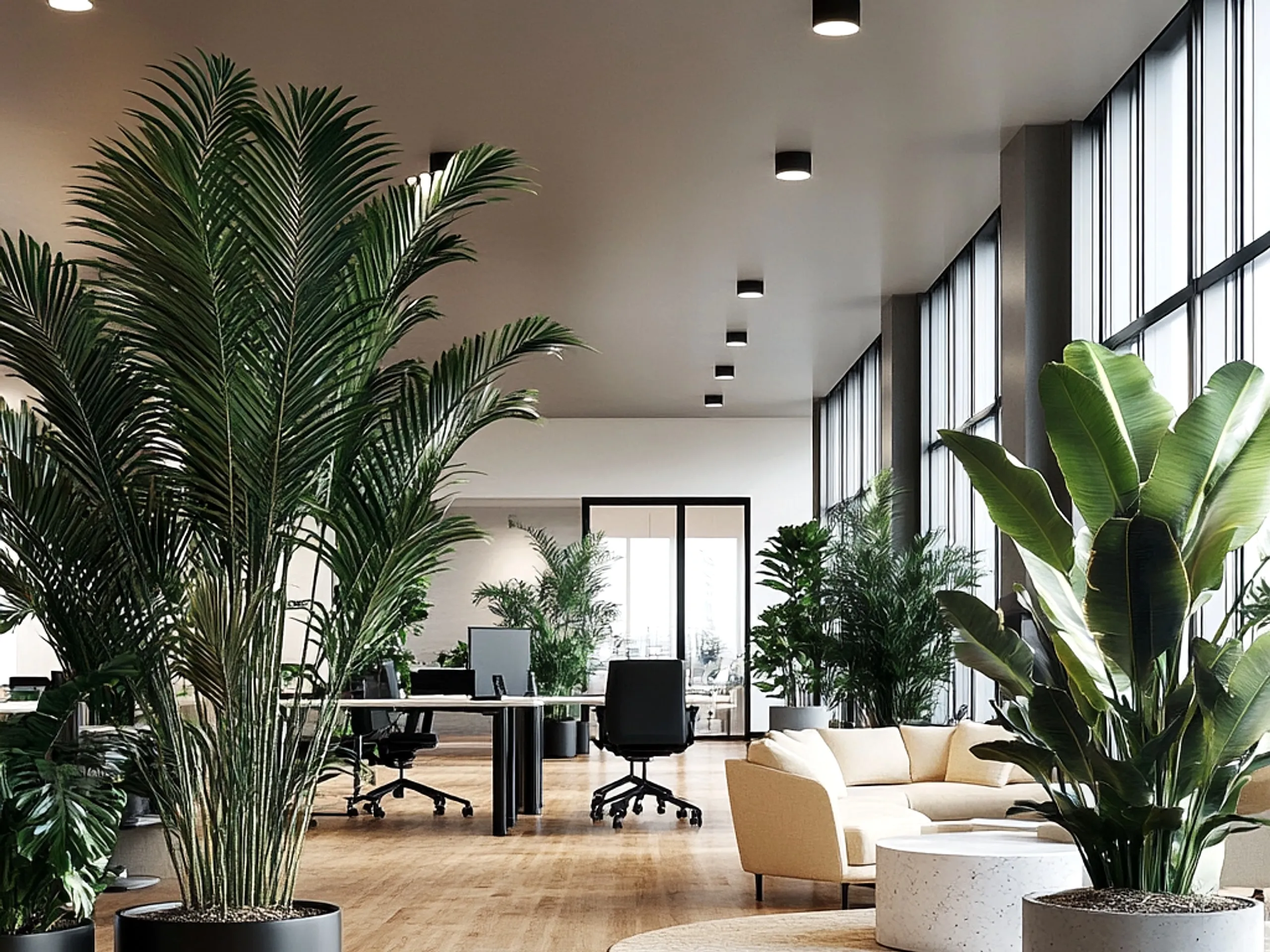 Indoor Greening for Team Retention