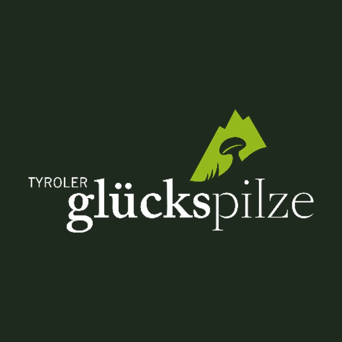 Brand logo of Tyroler Glückspilze – organic mushroom manufactory from Innsbruck
